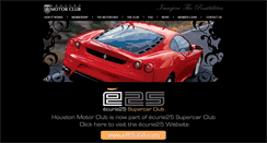 Desktop Screenshot of houstonmotorclub.com